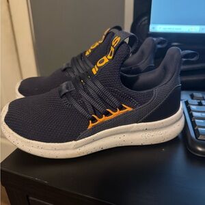Skechers Navy and Orange Sport Sneakers